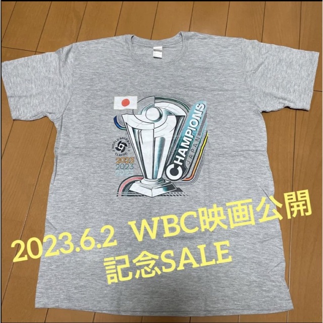 ⭐️2023.6.2 WBC映画公開記念SALE 大谷翔平優勝Tシャツ⭐️