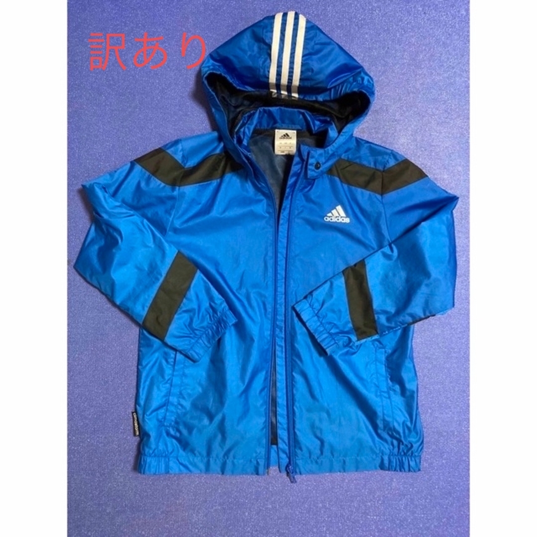 adidas(アディダス)のadidas ウインドジャケット　140 キッズ/ベビー/マタニティのキッズ服男の子用(90cm~)(ジャケット/上着)の商品写真