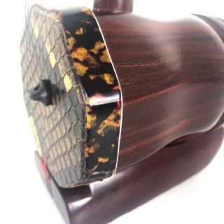 【至高の逸品】施忠精制 北京 二胡 紅木 胡弓 蛇皮 本皮 ハードケース付属