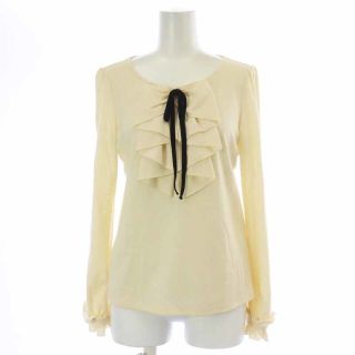 TO BE CHIC - TO BE CHIC カットソー プルオーバー 長袖 40 M ベージュ