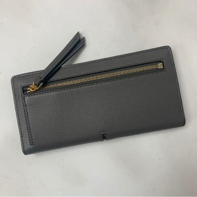 FENDI フェンディ新品 新作 パイソン レザー ダークグレー 長財布