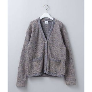 ロク(6 (ROKU))の<6(ROKU)＞MIX V NECK CARDIGAN (カーディガン)