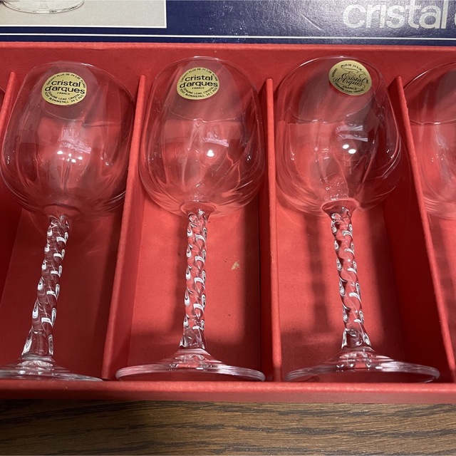 Cristal D'Arques(クリスタルダルク)の【cristal d'arques】クリスタルダルク ワイングラス6個セット インテリア/住まい/日用品のキッチン/食器(グラス/カップ)の商品写真