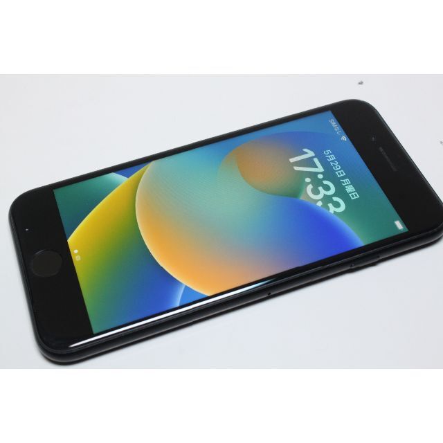 ブラックOS【ジャンク品/SIMロック解除済】iPhone SE（第2世代）64GB ⑤