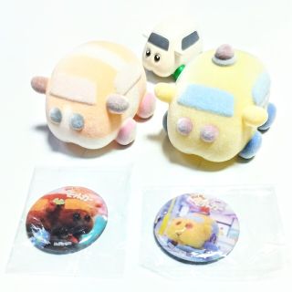 PUI PUI モルカー フロッキーソフビフィギュア マグネット ならぶんです。(その他)