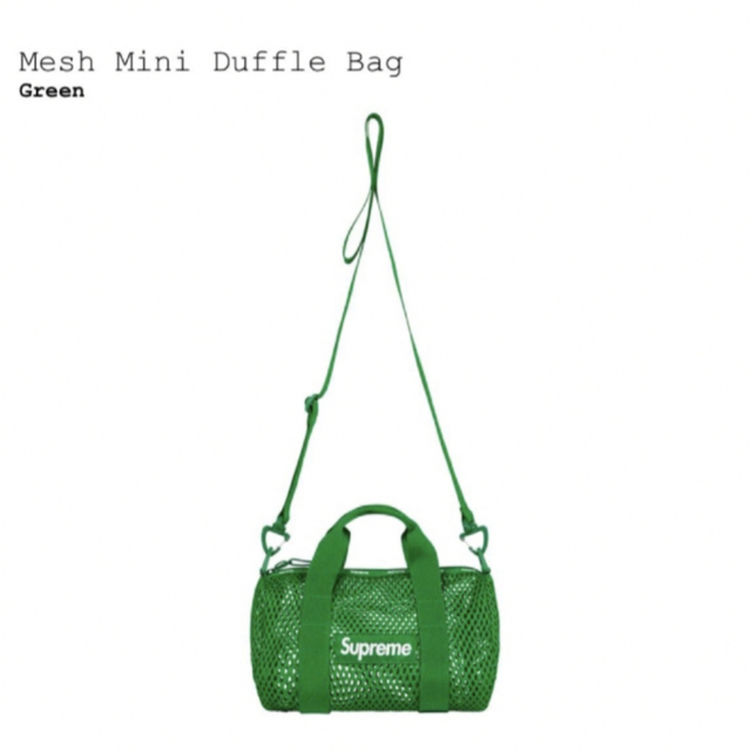 Supreme Mesh Mini Duffle Bag Greenバッグ