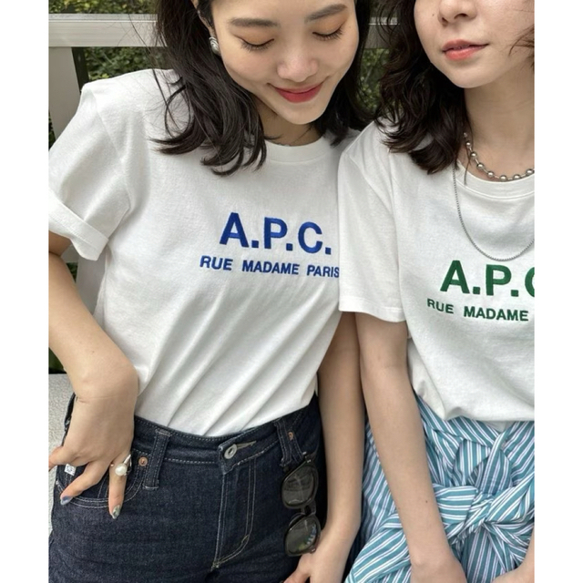 A.P.C(アーペーセー)の★即購入OK★新品未使用★A.P.C. Tシャツ別注RUE MADAME T レディースのトップス(Tシャツ(半袖/袖なし))の商品写真