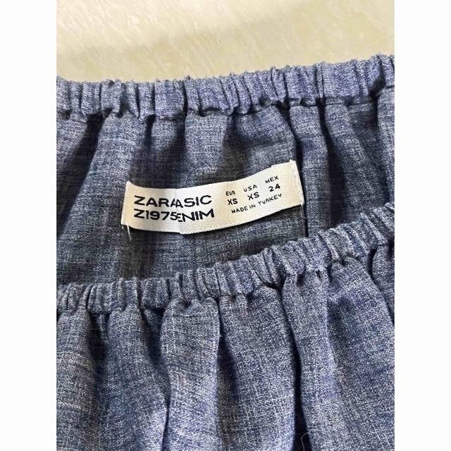 ZARA(ザラ)のZARA シャンブレーワンピース、チュニック レディースのワンピース(ミニワンピース)の商品写真