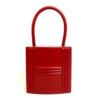 エルメス(Hermes)のエルメス HERMES カデナケリー カバン  ハンドバッグ ボックスカーフ W○刻 ルージュヴィフ レッド(ハンドバッグ)