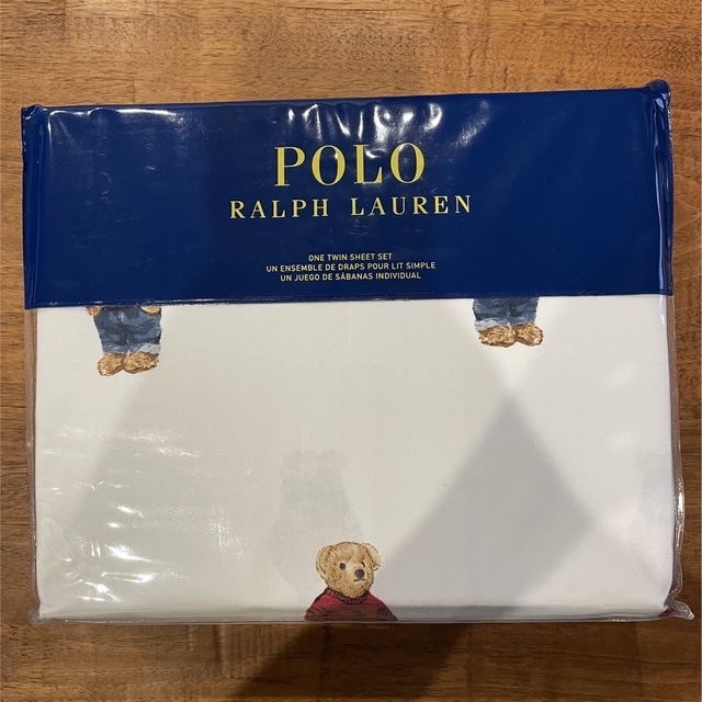 POLO RALPH LAUREN(ポロラルフローレン)のポロラルフローレン　ベア　ベッドシーツ　枕カバー　セット インテリア/住まい/日用品の寝具(シーツ/カバー)の商品写真