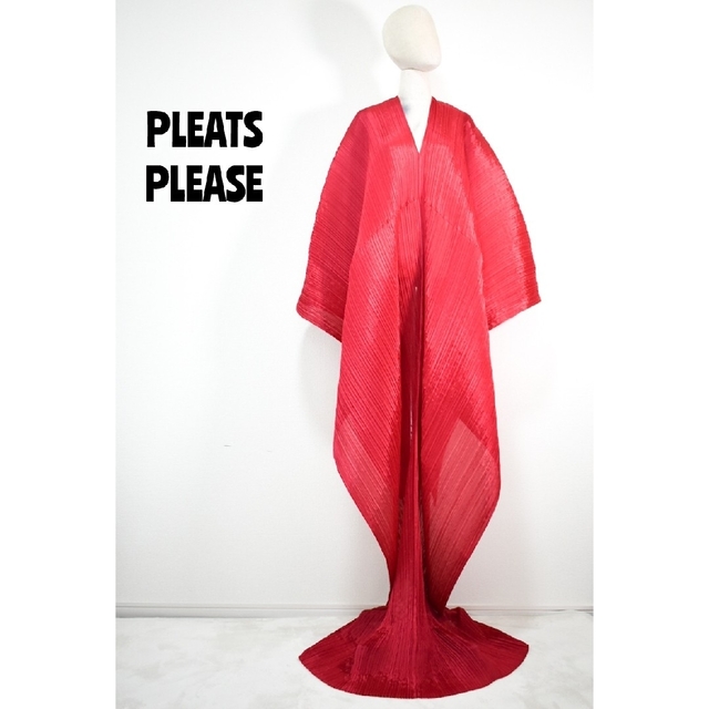 ☆PLEATS PLEASE イッセイミヤケ☆プリーツ 大判ポンチョ マダムT