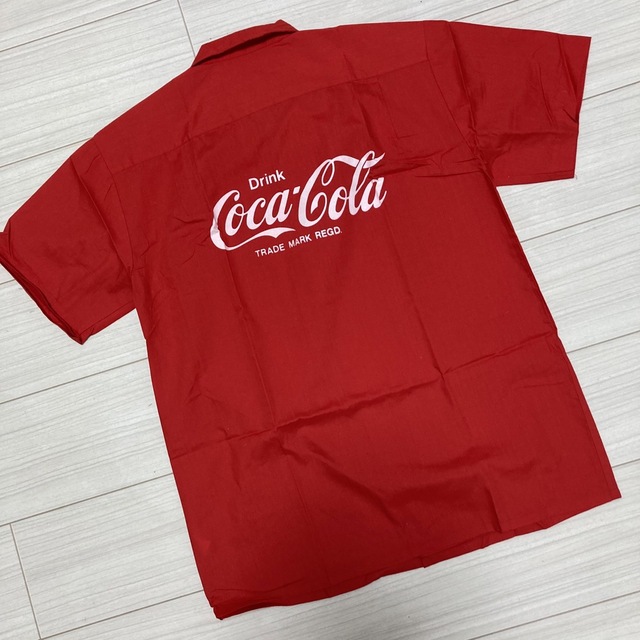 コカ・コーラ(コカコーラ)の70s デッドストック■Coca Cola コカコーラ■オープンカラー シャツ メンズのトップス(シャツ)の商品写真