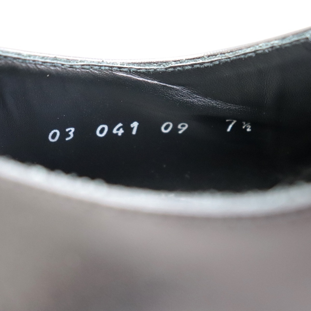 SANYO YAMACHO(サンヨウヤマチョウ)の【クリアランスSALE】美品 三陽山長 YAMACHO MADE Uチップ レザーシューズ メンズ 黒 7.5 メンズの靴/シューズ(ドレス/ビジネス)の商品写真