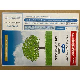けびん様専用　ウエルシア株主優待申込ハガキ　10000円分×2枚　ウエル活　S(ショッピング)