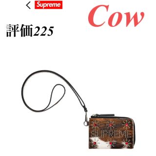 シュプリーム(Supreme)の2023SS supreme × HTC Studded Wallet Cow(折り財布)