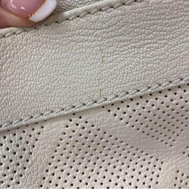 CHANEL シャネル パンチング トートバッグ ★ホワイト★