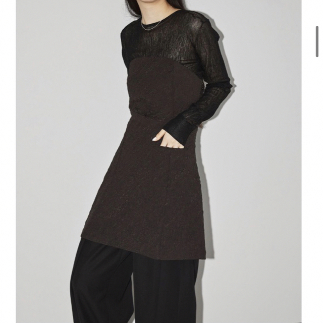 トゥデイフル　Jacquard Bare Tunic