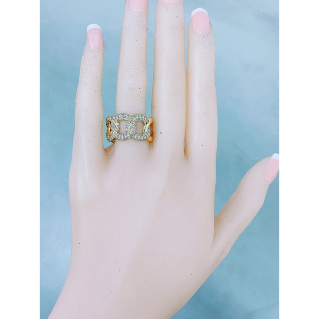 ★1.21ct★✨パヴェダイヤモンドK18喜平キヘイマイアミリング指輪 レディースのアクセサリー(リング(指輪))の商品写真