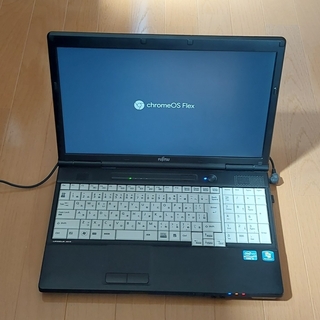 フジツウ(富士通)の【中古】富士通 LIFEBOOK A561/D ChromeOS Flex(ノートPC)