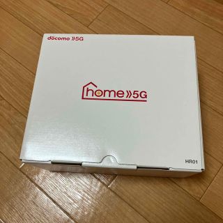 エヌティティドコモ(NTTdocomo)のSHARP home 5G HR01 ダークグレー(PC周辺機器)