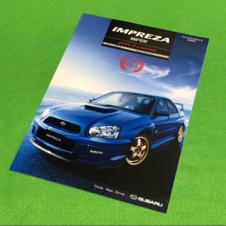 スバル(スバル)の【2004 V-Limited】SUBARU IMPREZA≪WRX特別仕様車≫(カタログ/マニュアル)