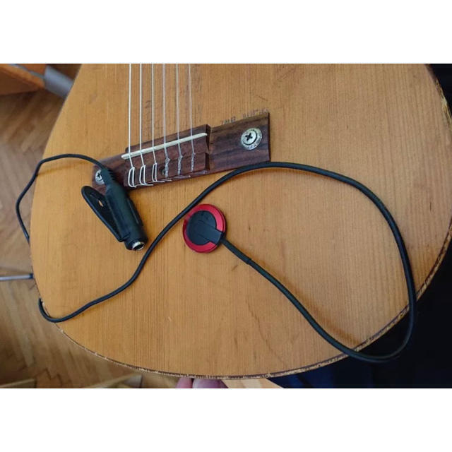 【送料込み】取付け簡単！コンタンク型 ピックアップ ギター バイオリン カホン