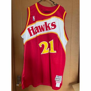 ミッチェルアンドネス(MITCHELL & NESS)のmitchell&ness Atlanta Hawks Wilkins 3xl(バスケットボール)