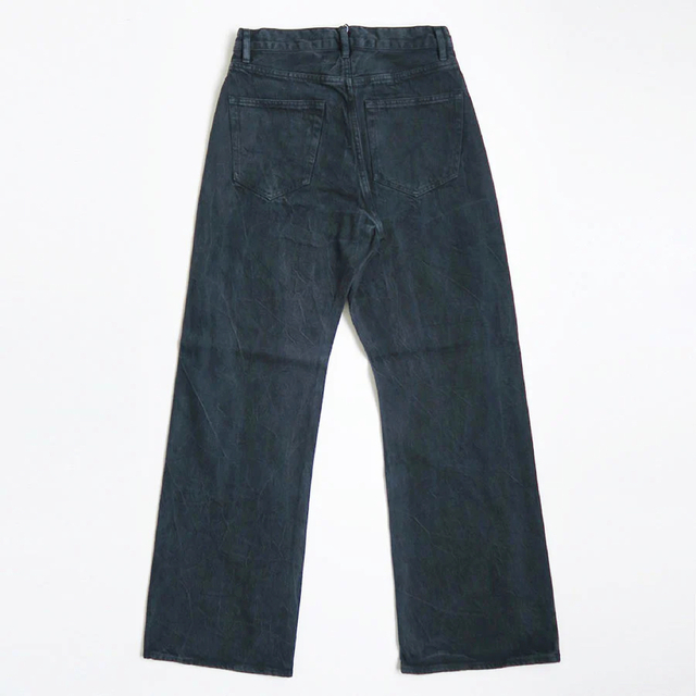 AURALEE SELVEDGE FADED LIGHT DENIM PANTS 2