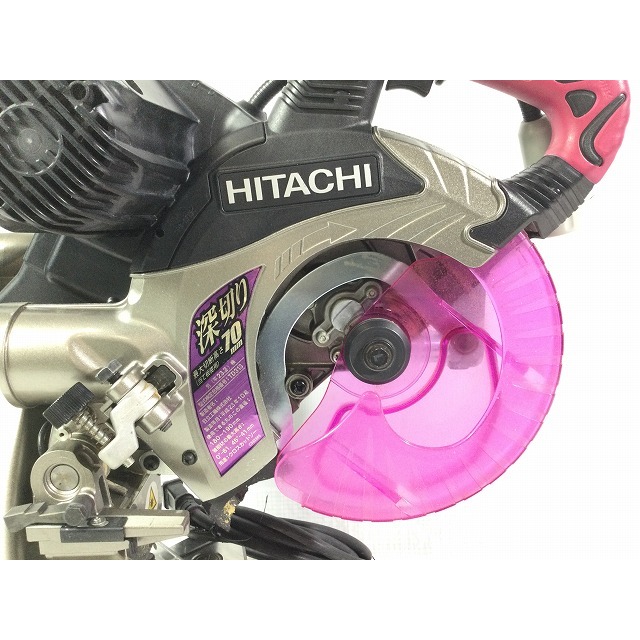 日立 - ☆比較的綺麗です☆ HITACHI 日立工機 100V 190mm 卓上スライド ...