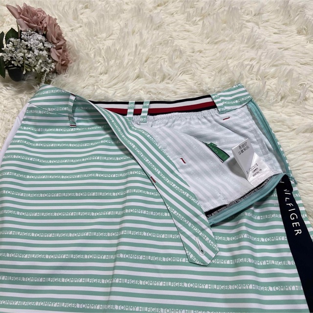 TOMMY HILFIGER(トミーヒルフィガー)の極美品✨【TOMMY HILFIGER】L ゴルフウェア スカート 可愛い♡ スポーツ/アウトドアのゴルフ(ウエア)の商品写真