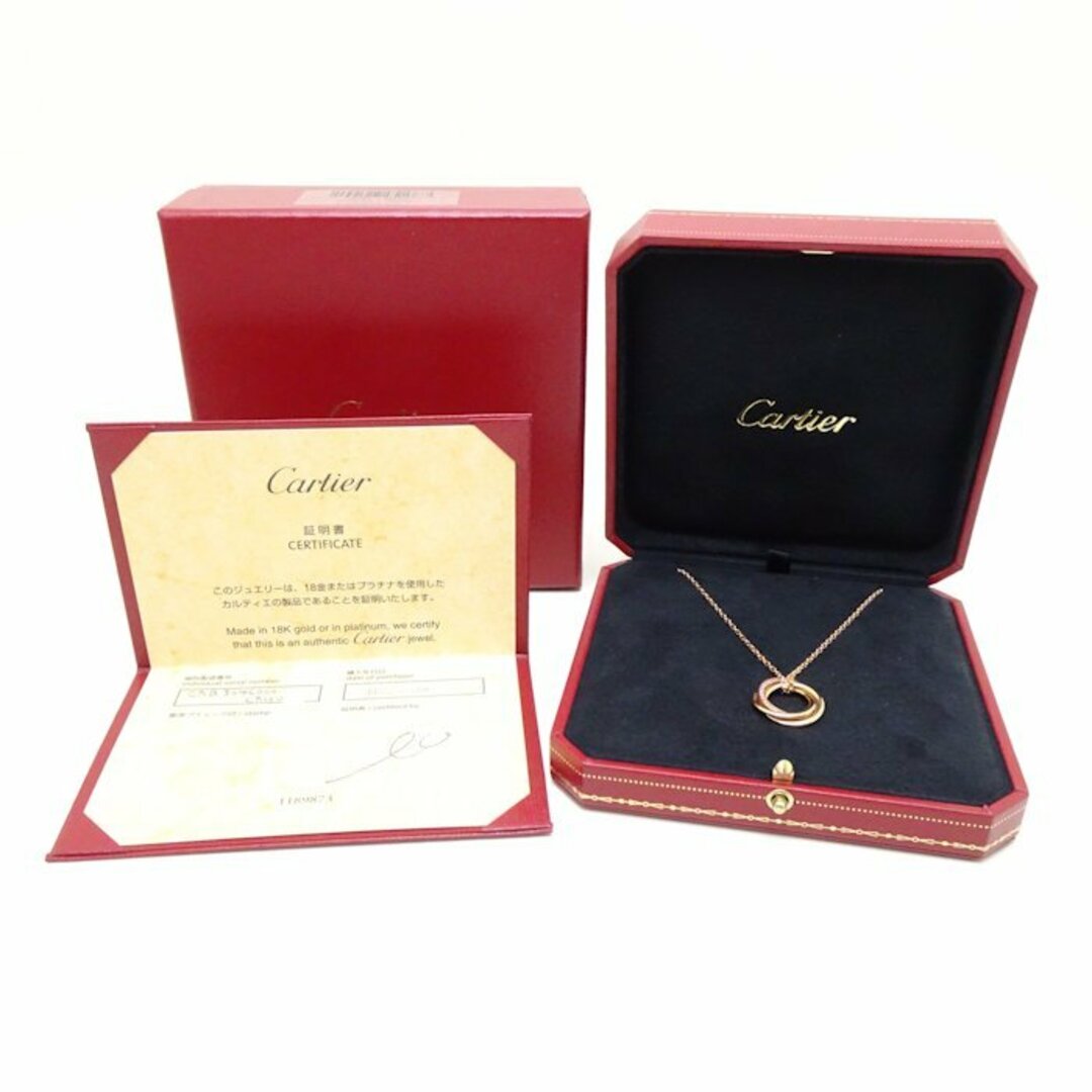 カルティエ CARTIER トリニティ ネックレス ピンクサファイヤ B3046000 K18PG ピンクゴールド / 199614【BJ】 7