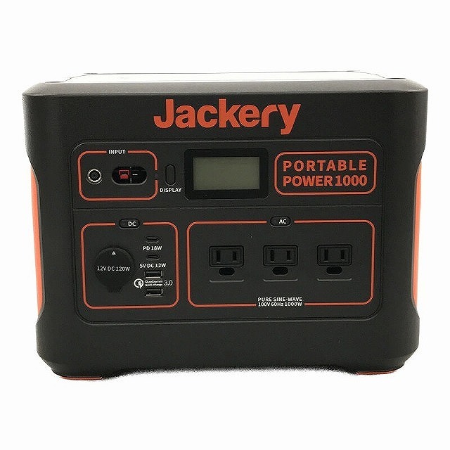 ☆未使用品☆ Jackery ジャクリ ポータブル電源 PTB101 Black+orange Portable Power1000 1002Wh/1000W 72429 自動車/バイクのバイク(工具)の商品写真