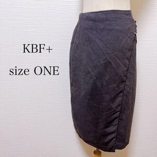ケービーエフプラス(KBF+)のKBF+ ケービーエフプラス タイトスカート 膝丈 秋 冬 ワンサイズ(ひざ丈スカート)