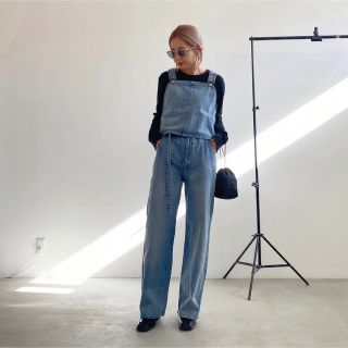 アメリヴィンテージ(Ameri VINTAGE)のSET UP DENIM OVERALL(サロペット/オーバーオール)