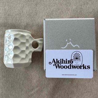 スノーピーク(Snow Peak)の新品 AKIHIRO WOODWORKS JINCUP CERAMICS 白磁L(食器)