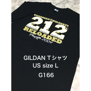 ギルタン(GILDAN)の【レア】US古着 ビッグサイズ L size GILDAN Tシャツ ブラック(Tシャツ/カットソー(半袖/袖なし))