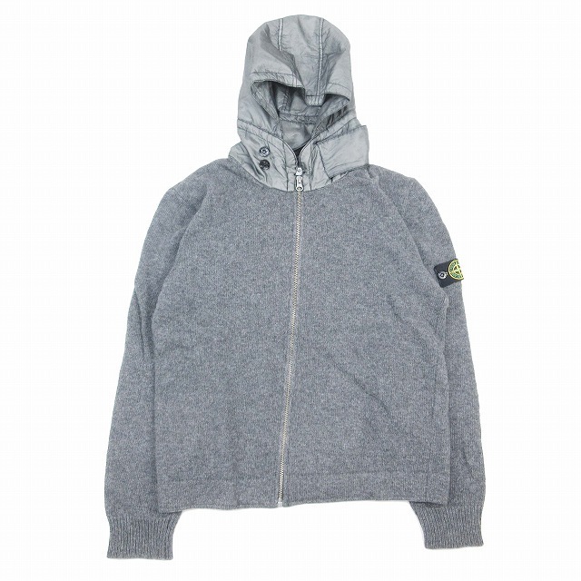 【新古品】STONE ISLAND／ホワイトブルゾン ナイロンジャケット