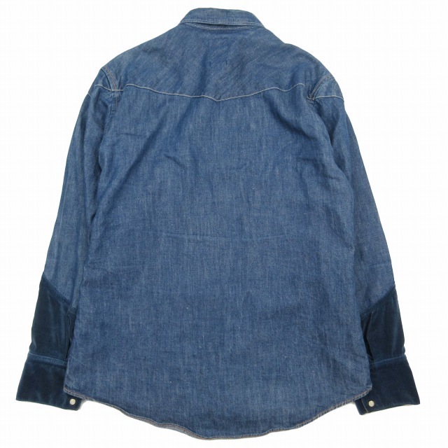 最新情報 visvimヴィズヴィムデニムウエスタンシャツデニムシャツ