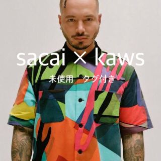 sacai - 未使用 sacai kaws サカイ カウズ マルチカラー シャツの通販