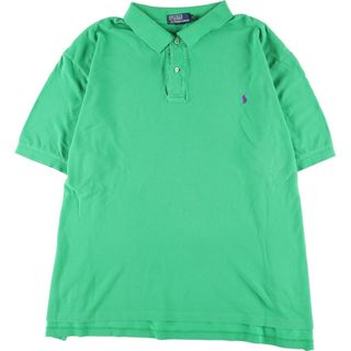 ラルフローレン(Ralph Lauren)の古着 ビックサイズ ラルフローレン Ralph Lauren POLO by Ralph Lauren 半袖 ポロシャツ メンズXXXXL /eaa338678(ポロシャツ)