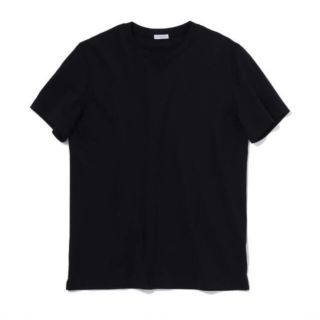 バーニーズニューヨーク(BARNEYS NEW YORK)の❶サイズ２クロスクローゼット Suvin Platinum クルーネック 黒(Tシャツ/カットソー(半袖/袖なし))