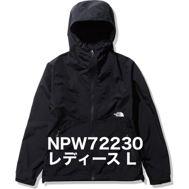 THE NORTH FACE(ザノースフェイス)のセール【新品未使用】コンパクトジャケット NPW72230 黒 ブラックL レディースのジャケット/アウター(ナイロンジャケット)の商品写真