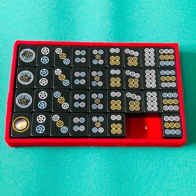 訳アリ】高級麻雀牌 キングバード オールブラック マージャン 訳アリ】高級麻雀牌 キングバード オールブラック マージャン