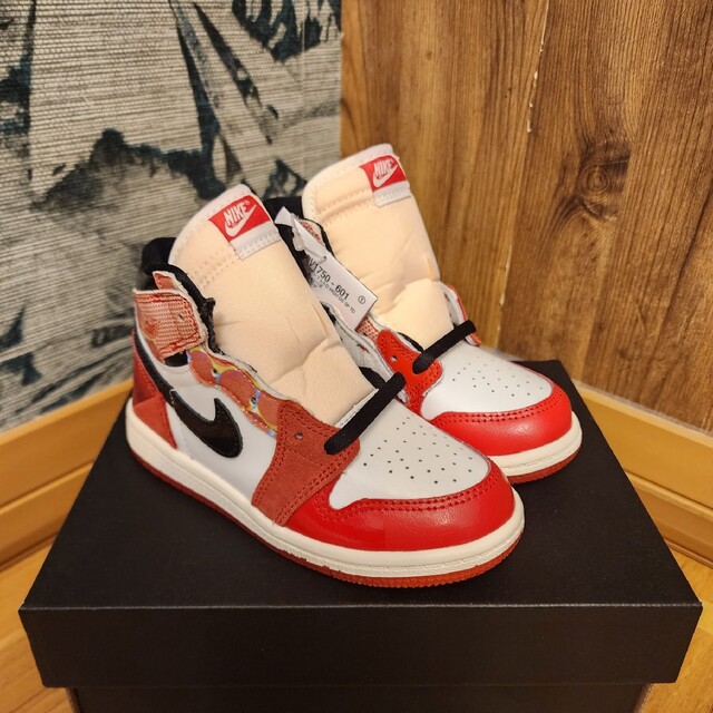 NIKE - スパイダーマン ナイキ TD エアジョーダン1 ハイ OG SP