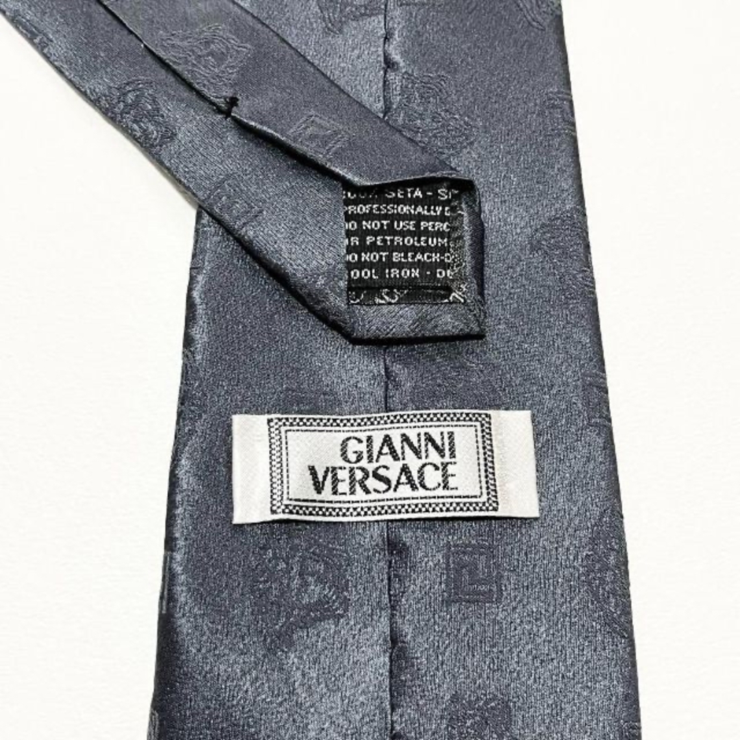 Gianni Versace - 【美品】ヴェルサーチ ネクタイ メデューサ×グリーク 