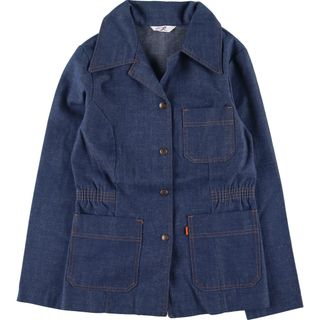 リーバイス(Levi's)の古着 70年代 リーバイス Levi's サファリジャケット デニムジャケット レディースS ヴィンテージ /eaa339521(Gジャン/デニムジャケット)