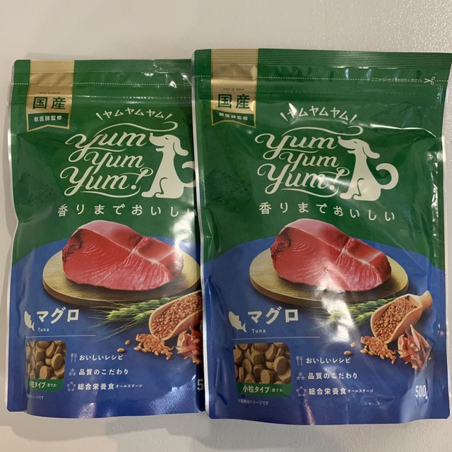 ヤムヤムヤム ドッグフード マグロ 500g 新品未開封 ペットフード 犬