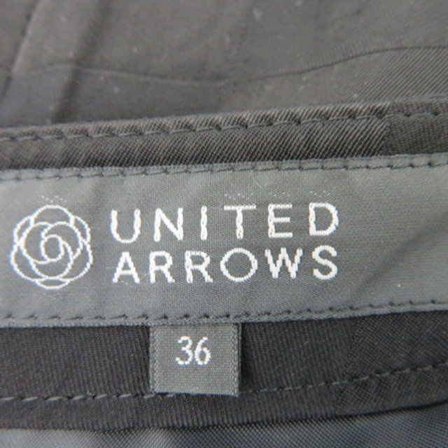 UNITED ARROWS(ユナイテッドアローズ)のユナイテッドアローズ タイトスカート ひざ丈 スリット ブロックチェック柄 36 レディースのスカート(ひざ丈スカート)の商品写真
