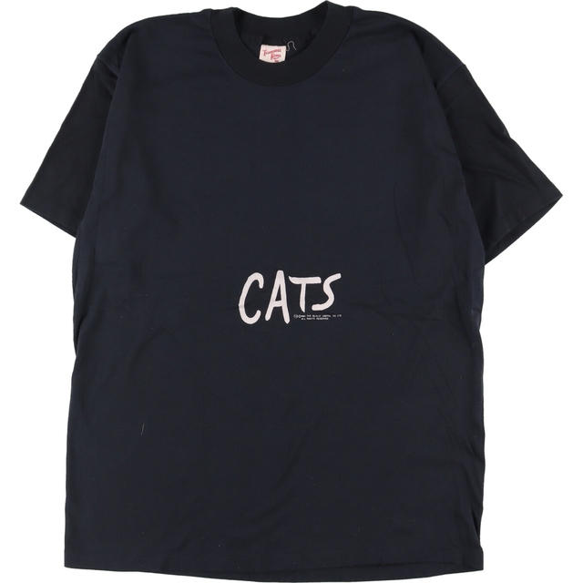 80年代 TENNESSEE RIVER CATS キャッツ 両面 プリントTシャツ USA製 メンズM ヴィンテージ /eaa339175