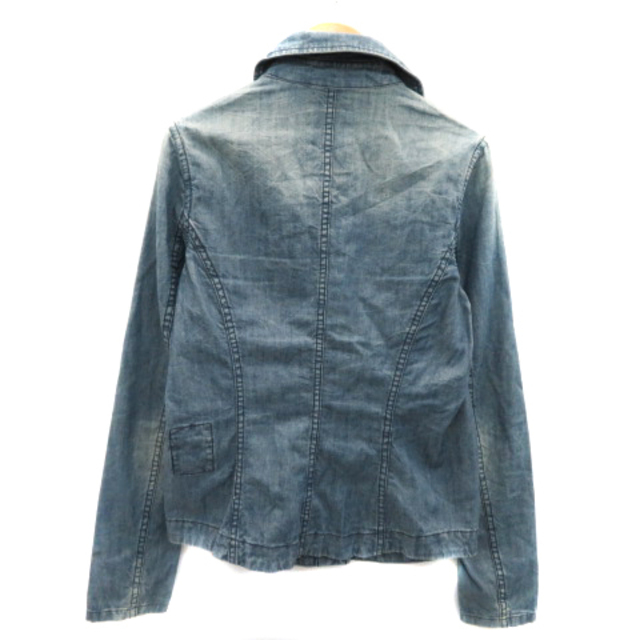 DENHAM(デンハム)のデンハム デニムジャケット ミドル丈 シングルボタン ステンカラー XXS 青 レディースのジャケット/アウター(その他)の商品写真